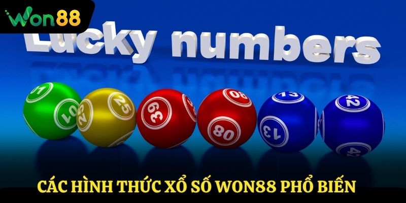 Các hình thức xổ số Won88 phổ biến