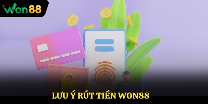 Lưu ý rút tiền Won88